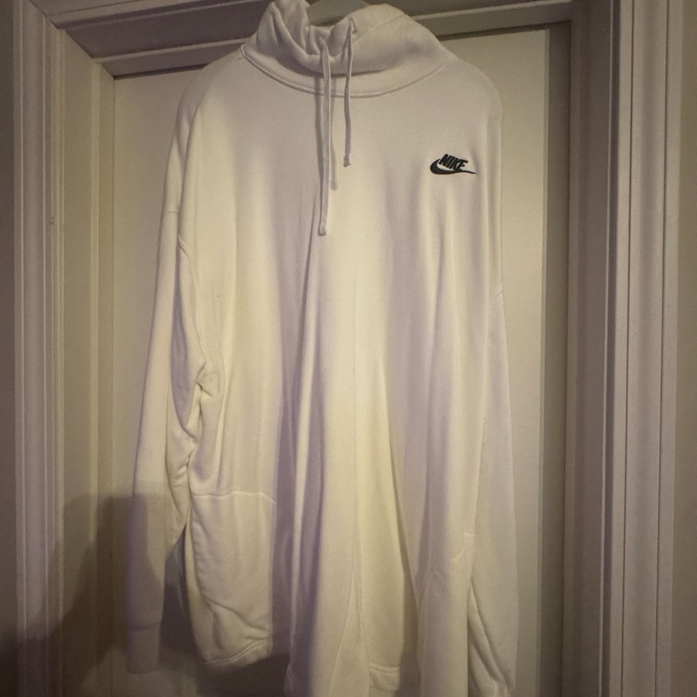 Nike Classic White Pullover Hoodie